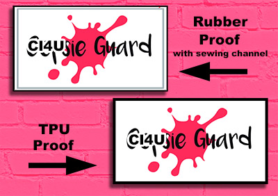 Custom Rubber labels with low minimums